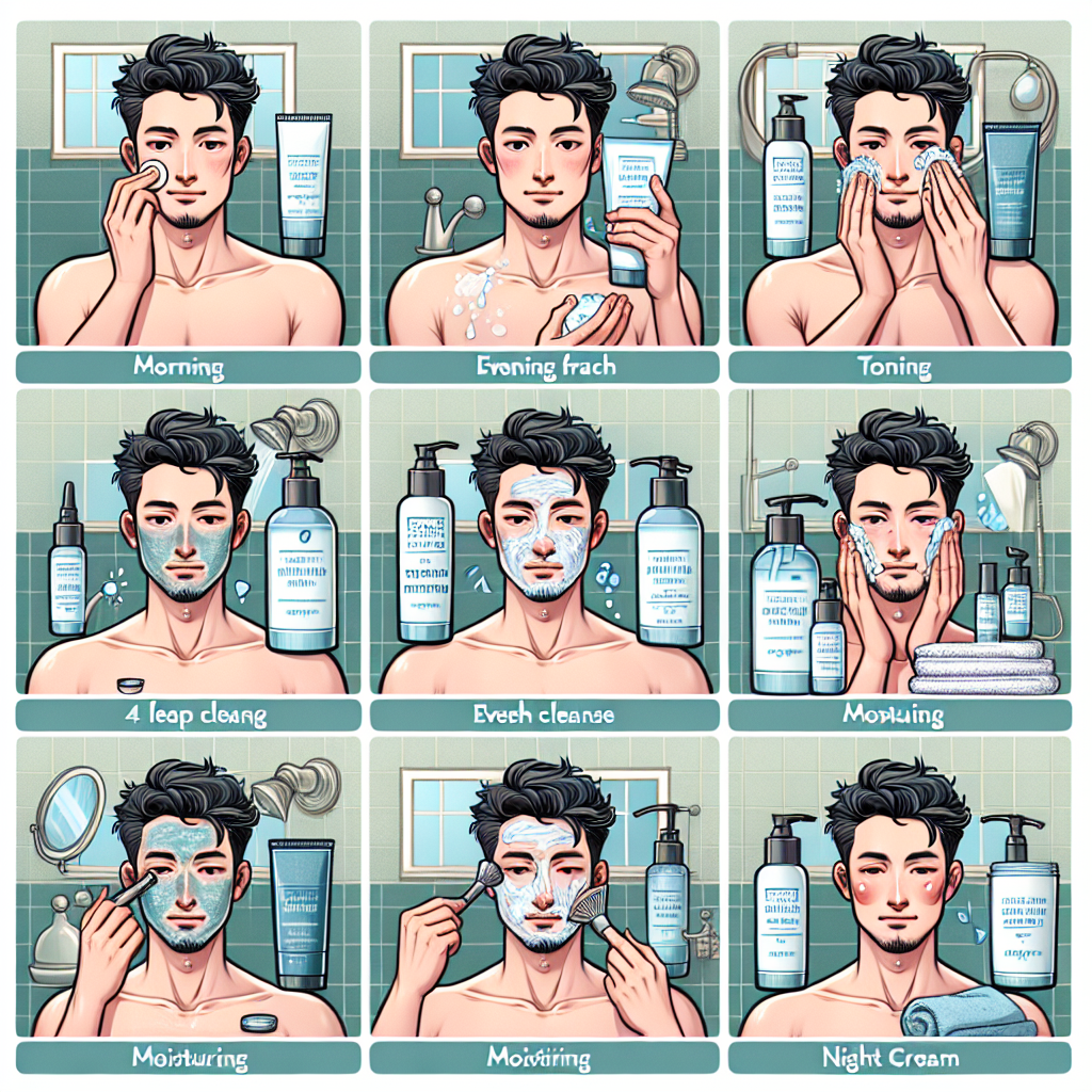Rituais Matinais e Noturnos de Skincare para homem Rituais Matinais e Noturnos de Skincare para homens